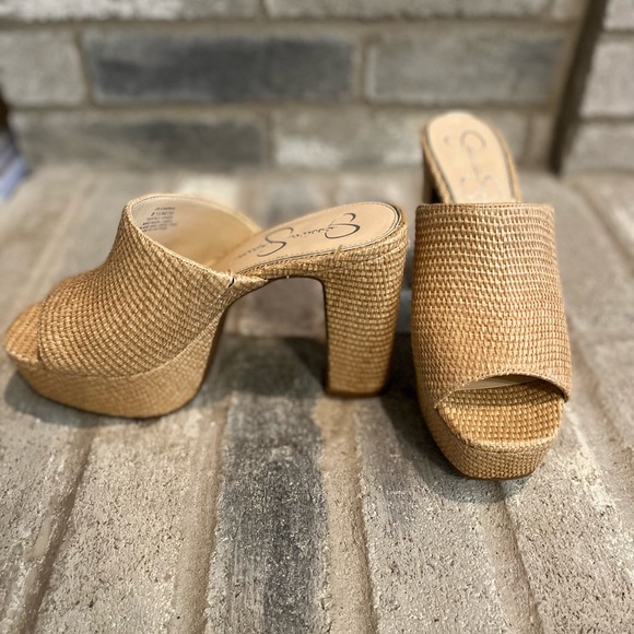 New/Never worn Jessica Simpson “JS-Camree” cork and man made sole. Sz. 8 1/2 - Picture 3 of 7